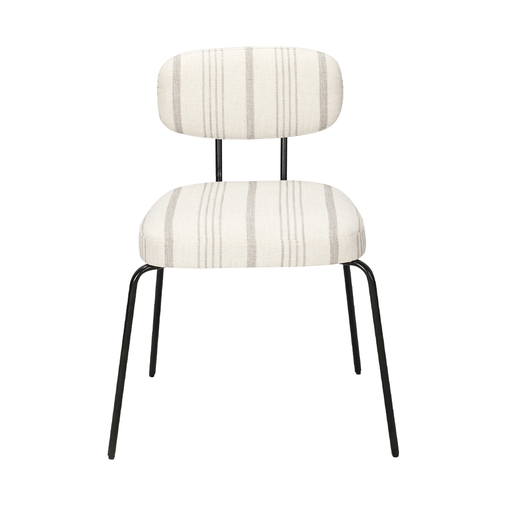 Fehér modern fém étkezőszék