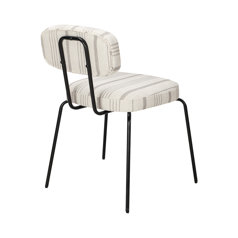 Fehér modern fém étkezőszék