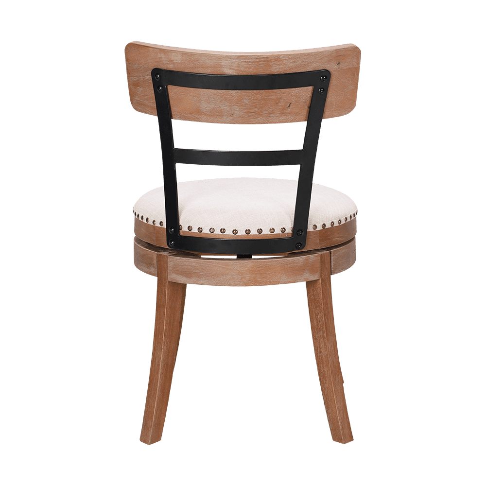 Kerek párna szilárd fa étkezőszék